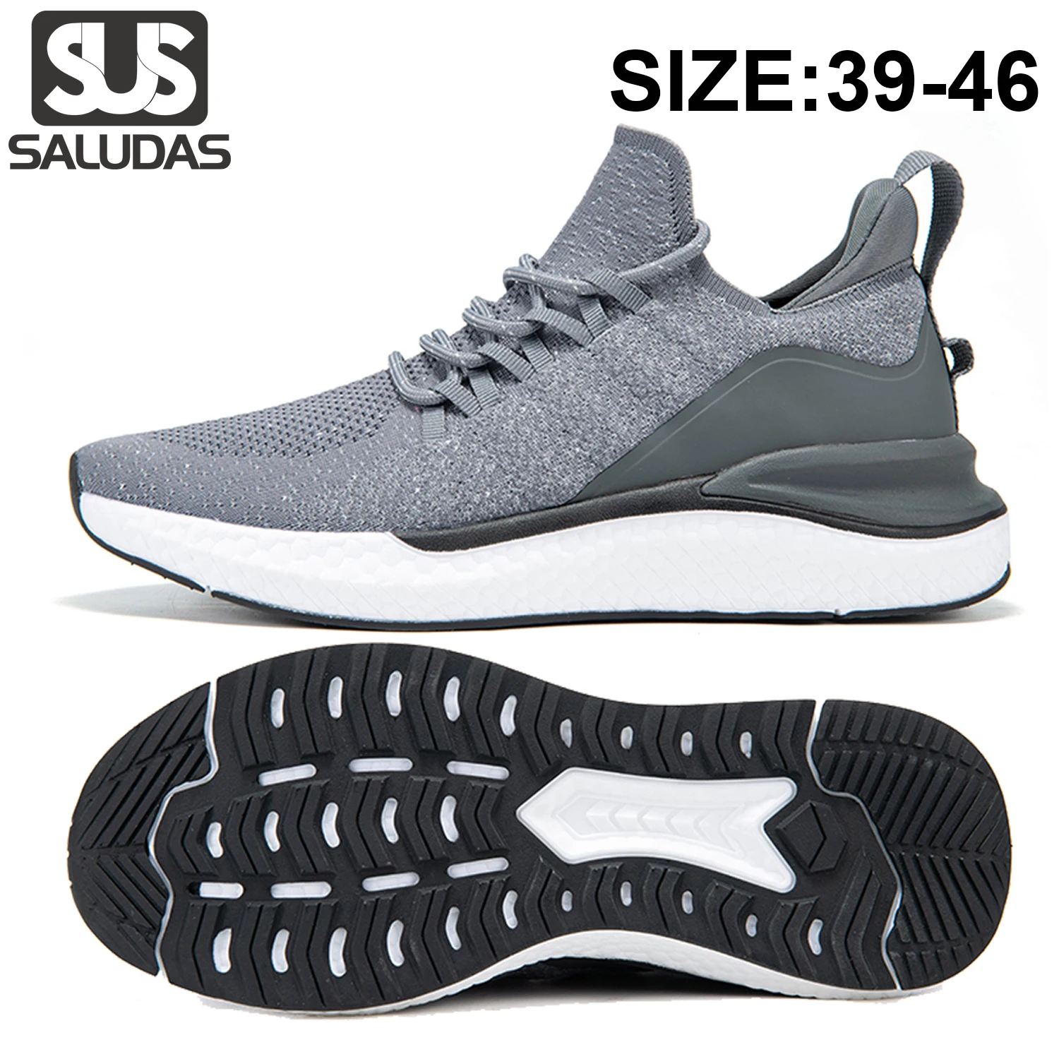 

SALUDAS Men Sneakers Lightweight Breathable Canvas Shoes Outdoor Running Sport Shoes Casual Zapatillas Tennis Shoes