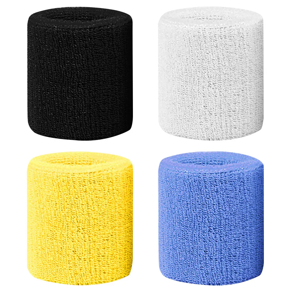 

Wrist Sweatband Gym Strap Running Sports Safety Wrist Support for Fitness Gym Support Sweat Band Towel Bracelet Protector 5/8/10