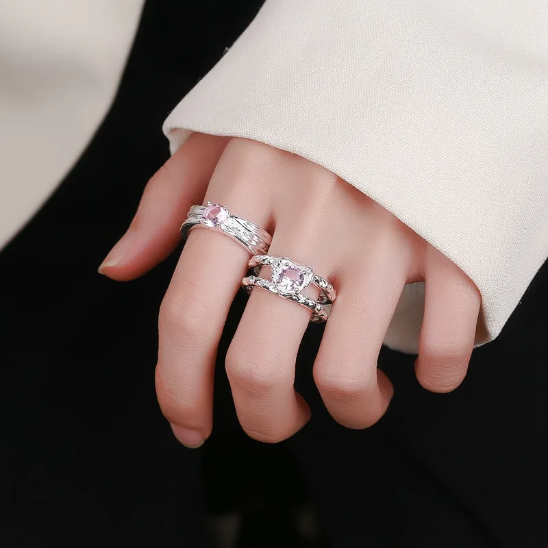 Женское Двухслойное регулируемое кольцо Surflove необычное романтичное Открытое с