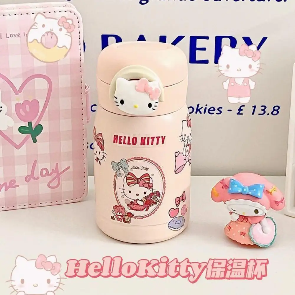

Sanrio Hello Kitty 200Ml Kitty Small Capacity Portable Suction Cup Cinnamoroll Kawaii Anime Characters Cartoon Doll