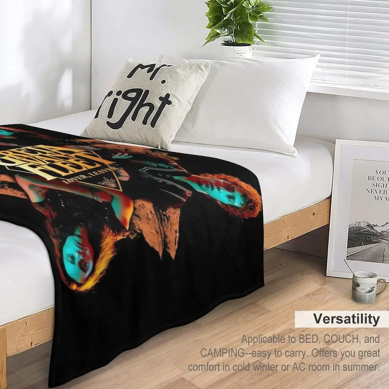 Плед kyhu5 greta van fleet my дорожные мягкие плед-одеяла