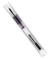 majohn c1 dropper fountain pen fully transparent fine nib 0 5mm with converter large capacity ink storing fashion gift pen
