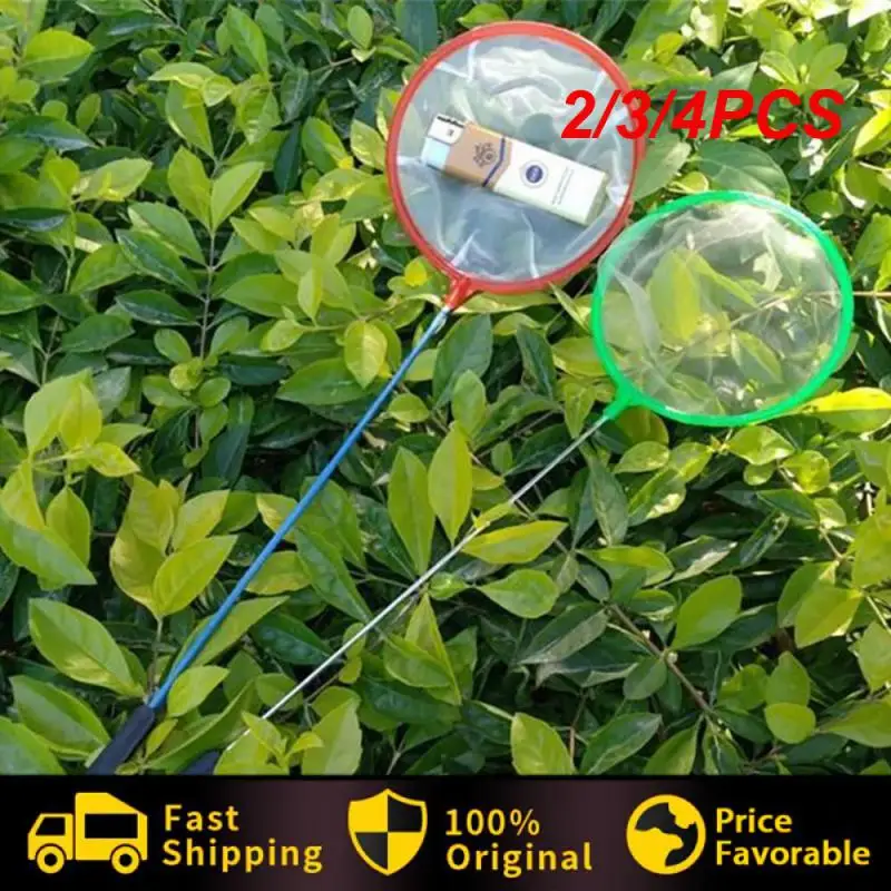

2/3/4PCS Kids Rainbow Catching Insects Telescopic Outdoor Games Fishing Net