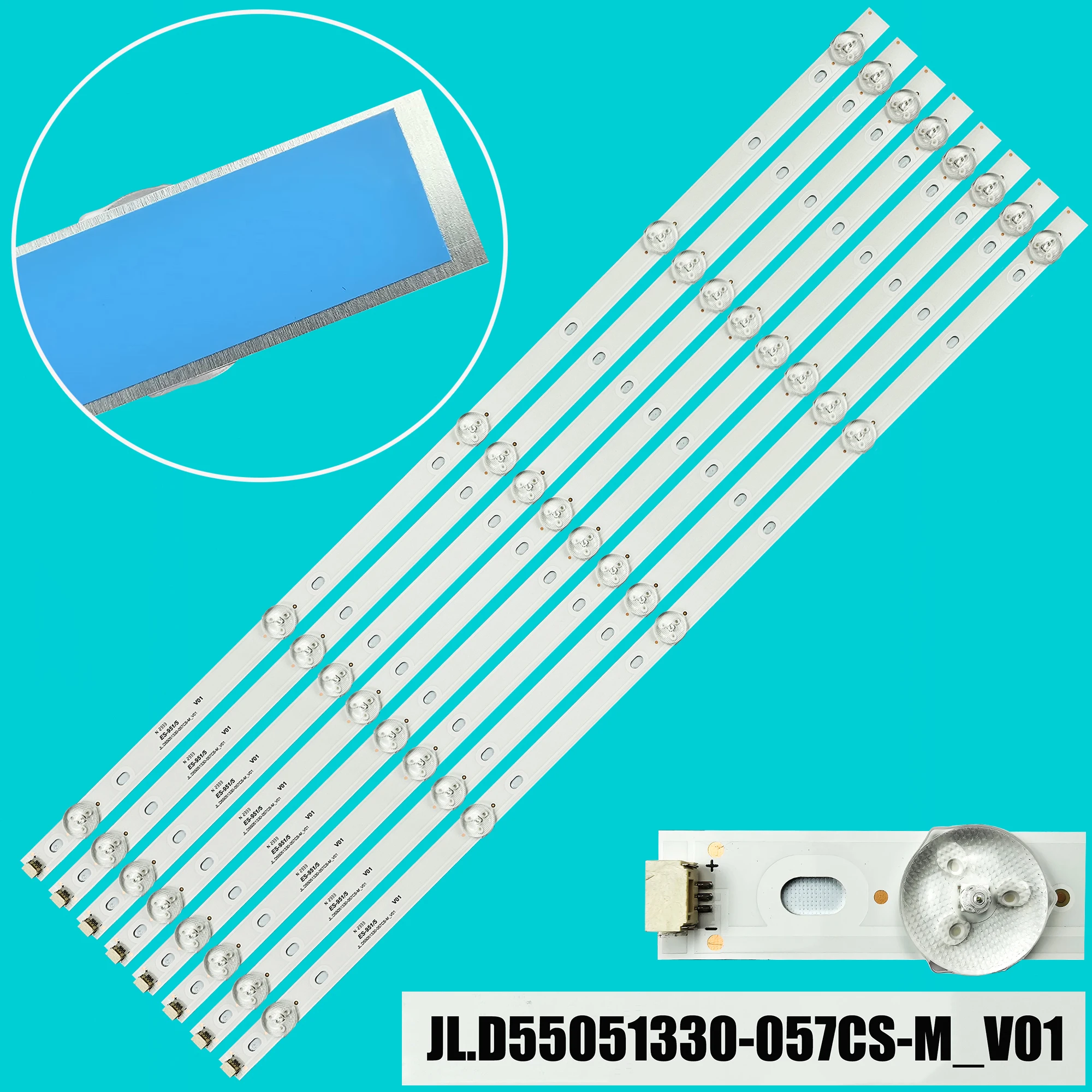 Новая светодиодная лента заднего света для STV55UHD4K M-55TH1000 LE-5530TS HLH-Y55C JL.D55051330-057CS-M_V01