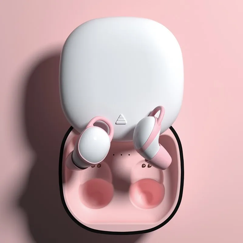 

2023 New Wireless Sleep Earphone Pods Harmless To Ears Bluetooth Headphones With Microphone Waterproof Running Extra Long Range