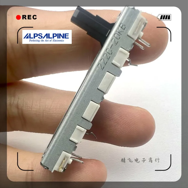 4pcs/lot Original ALPS 4.5CM sliding Sharp 800 volume potentiometer B20K with takeout shaft 10mm 4-pin free shipping