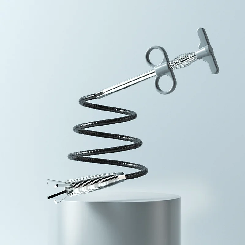 

Канализационная Труба разблокирующая змеевидная пружинная труба инструмент для дноуглубления кухонный инструмент для чистки кухонные аксессуары