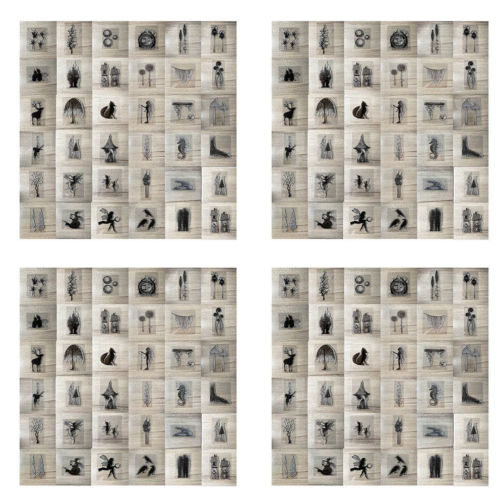 

Plants Tree Clear Stamps Seal for DIY Scrapbooking Card Fairy Rubber Stamps Making Album Sheets Crafts Decor New Stamps