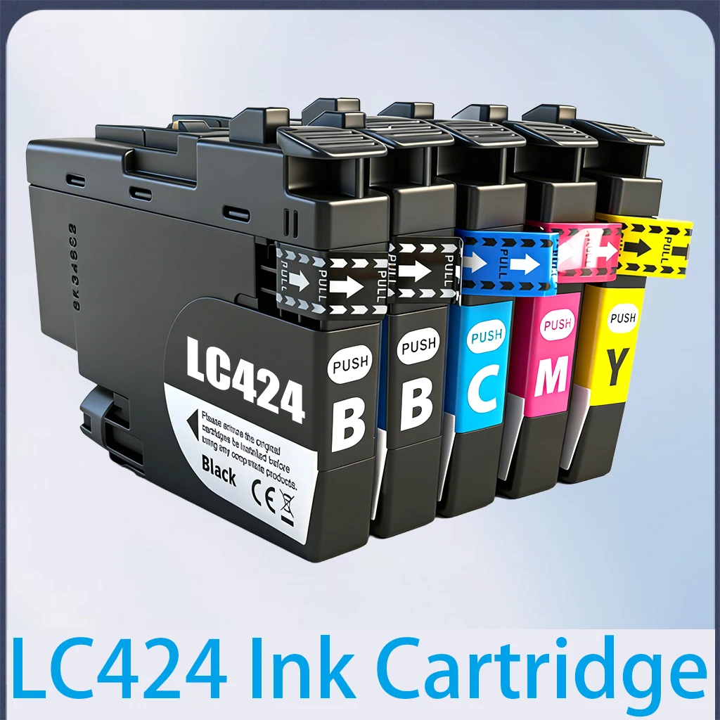 Фото Чернильный картридж LC424 LC424XL LC424 424 для Brother, совместимый с принтерами Brother DCP-J1200DW DCP-J1200W J1200WE №1