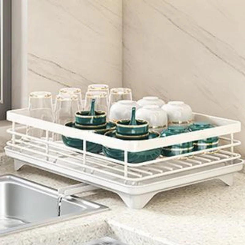 Кухонный органайзер сушилка для посуды чашек ножей вилок кастрюль крышек