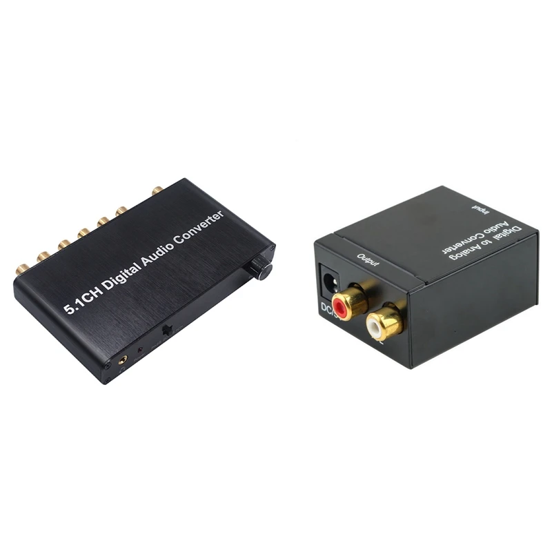 

Цифровой оптический Toslink SPDIF коаксиальный аналоговый RCA аудио конвертер адаптер с кабелем с 5.1CH цифровой аудио конвертер