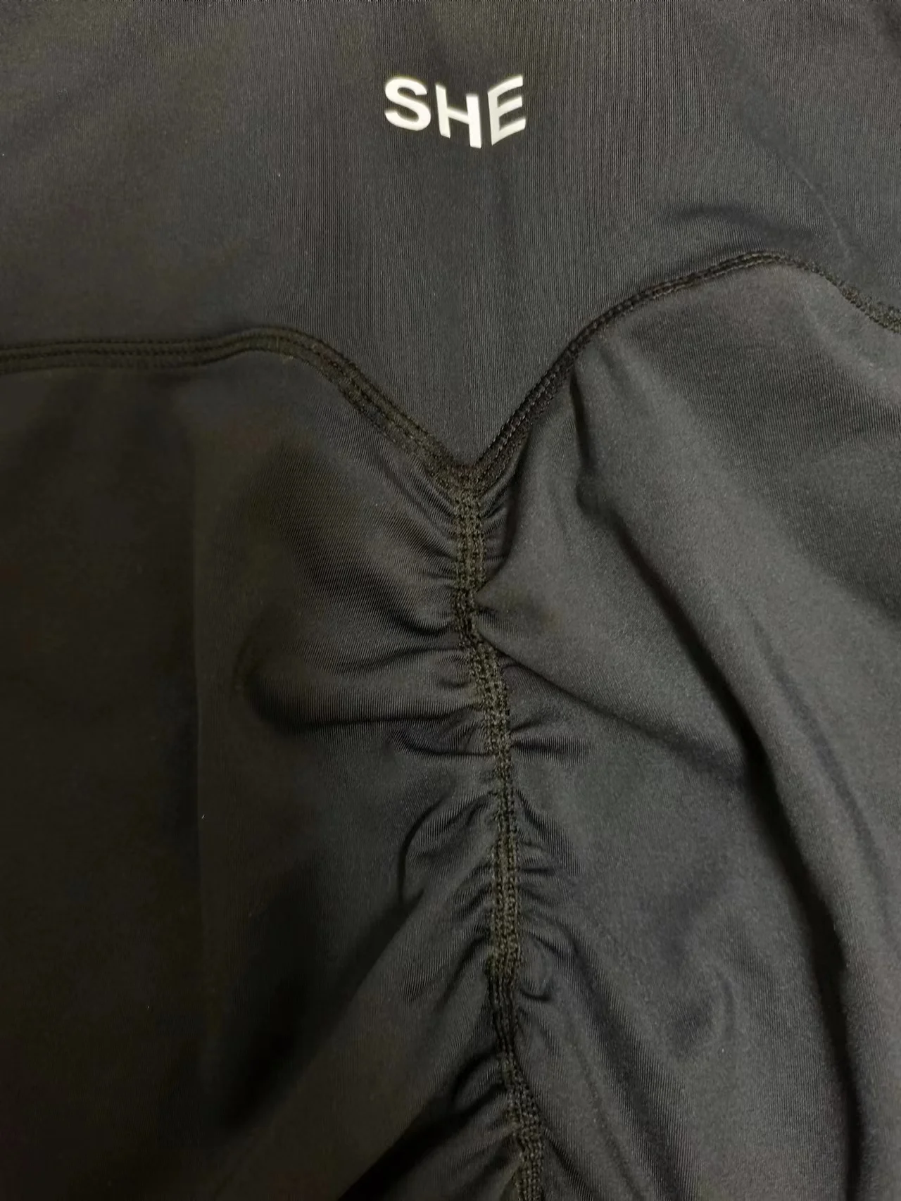 Darc Women Sports Shorts Oversized Wolf Head Printed Elastic Quick Drying Bottom Gym Workout Push Up Darc She Fitness Yoga Short