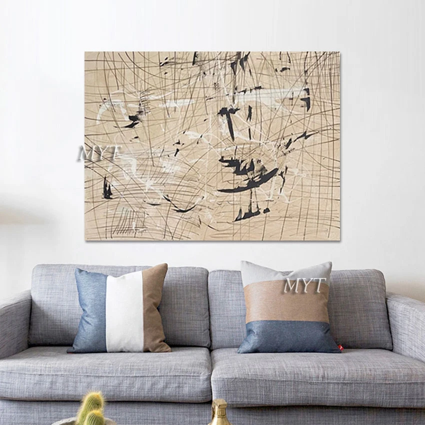 

Настенная абстрактная акриловая живопись, без рамки, для гостиниц, декор для гостиной