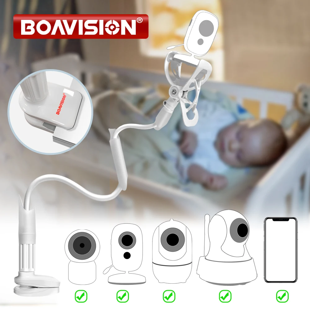 Adjustable 85cm Long Arm Universal Phone Holder Stand for Bed, Lazy Cradle, Baby Monitor Wall Mount Camera, Shelf X5 Adjustable 85cm Long Arm Universal Phone Holder Stand for Bed, Lazy Cradle, Baby Monitor Wall Mount Camera, Shelf X5