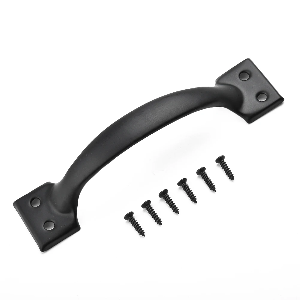 

Black Cupboard Handle Drawer Door Handle Bow Kitchen Cabinet Door Knob Furniture Drawer Pull Hardware Pulls Bar Handle