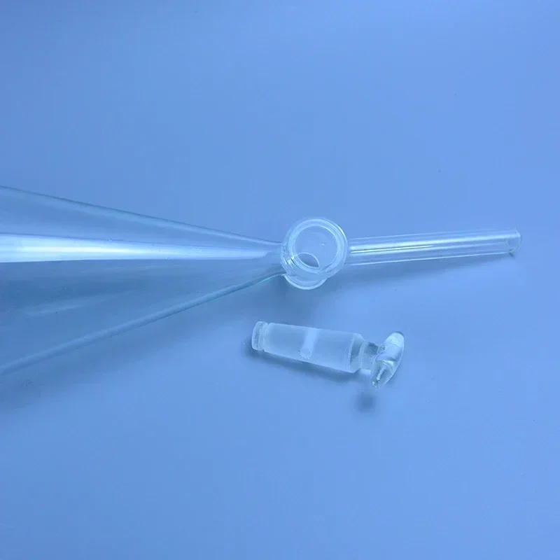 Делительная воронка грушевидной формы 1000 мл стеклянная грушевидная делительная