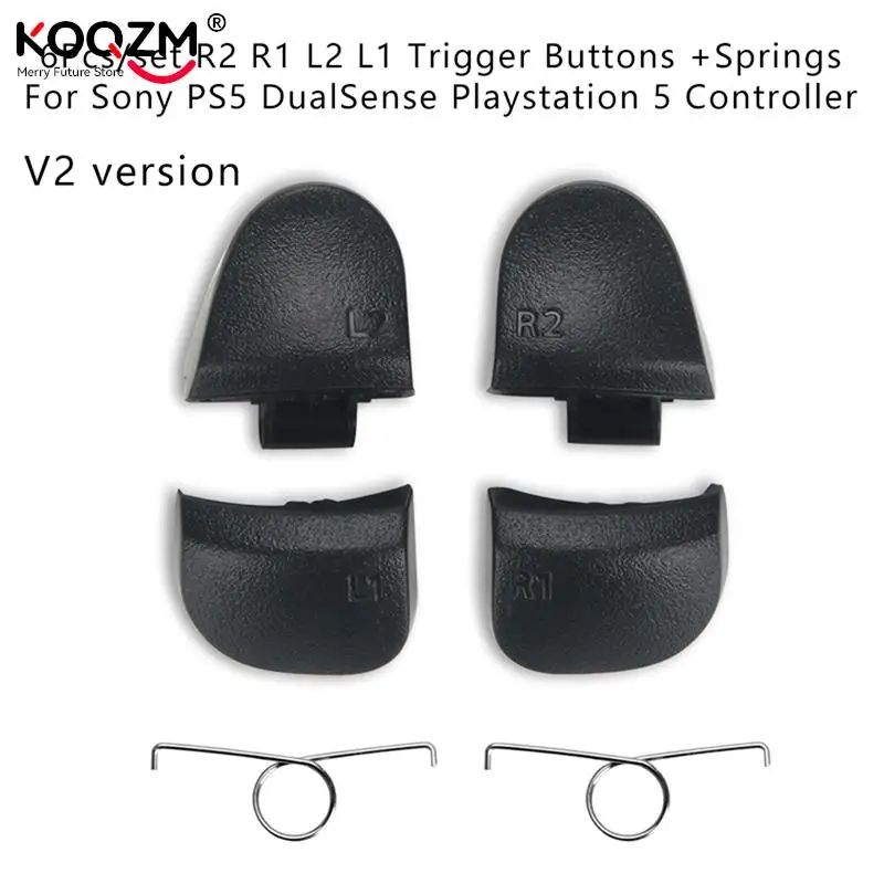 

1set L1 R1 L2 R2 Trigger Buttons Button with Spring For PS5 Controller DualShock 5 Replacement Controller Parts Game Accessories