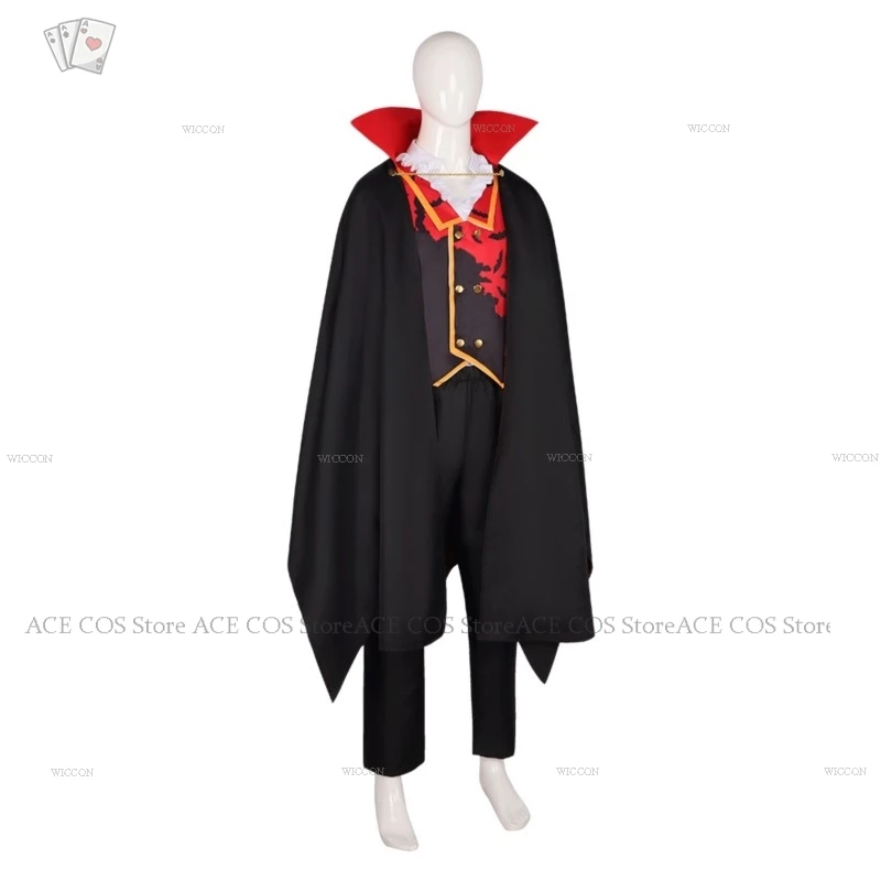 Сценическое представление накидка-вампир Дракулы костюм одежда на Хэллоуин