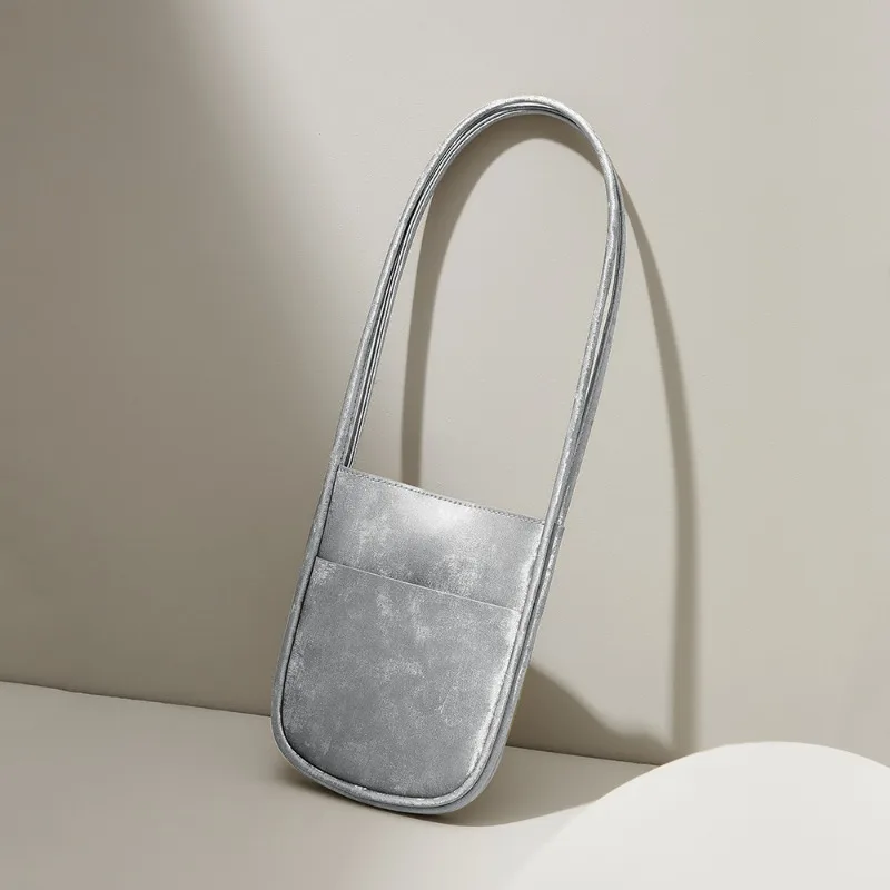 Новые китайские атласные мини-сумочки из воловьей кожи новинка 2024 винтажная