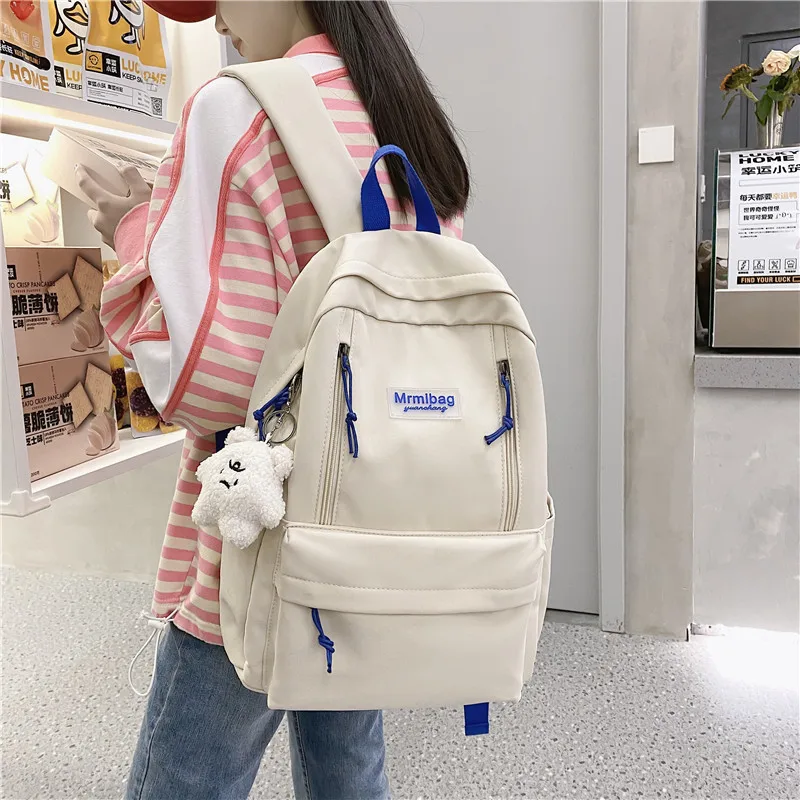

Schoolbag Women's Bag Korean Version Junior High School Student Large-capacity Backpack All-match High School Student Backpack