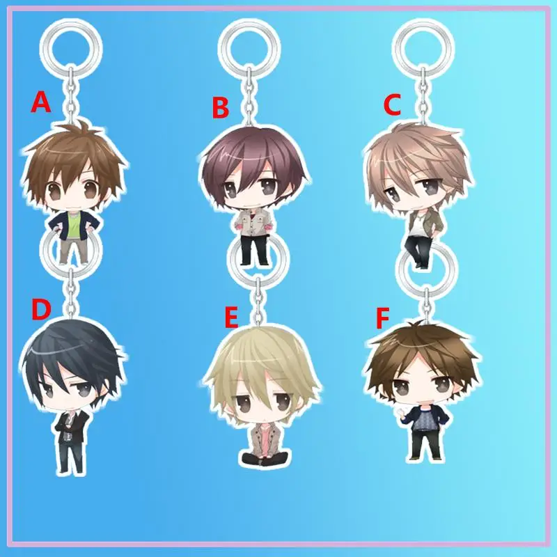 

Anime Keychain Butterfly Rouge Butterfly Gloss Acrylic Keyring strap Figure Hanging Accessories 6cm