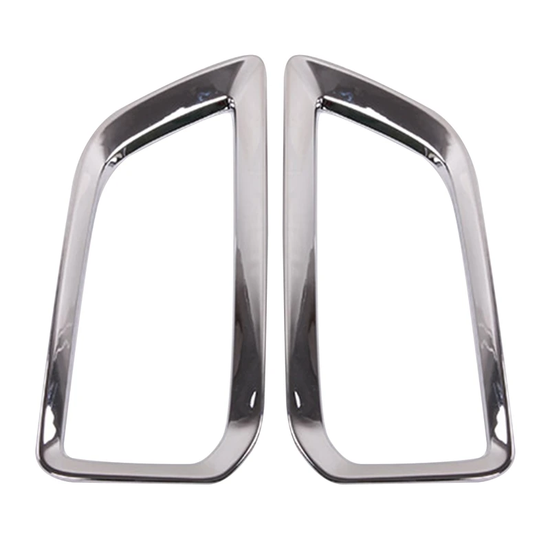 Автомобильная Хромированная передняя противотуманная фара ABS для Hyundai Encino Kona 2018