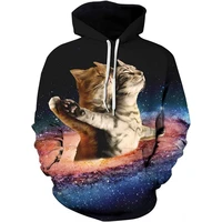 unisex fashion animals graphic 3d print hoodies colorful novelty long sleeve sweatshirts for mens womens zip up jackets