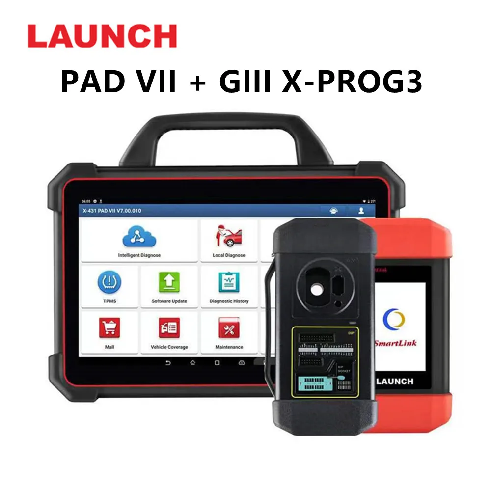 Диагностический инструмент LAUNCH X431 PAD VII 7 с системой полной диагностики