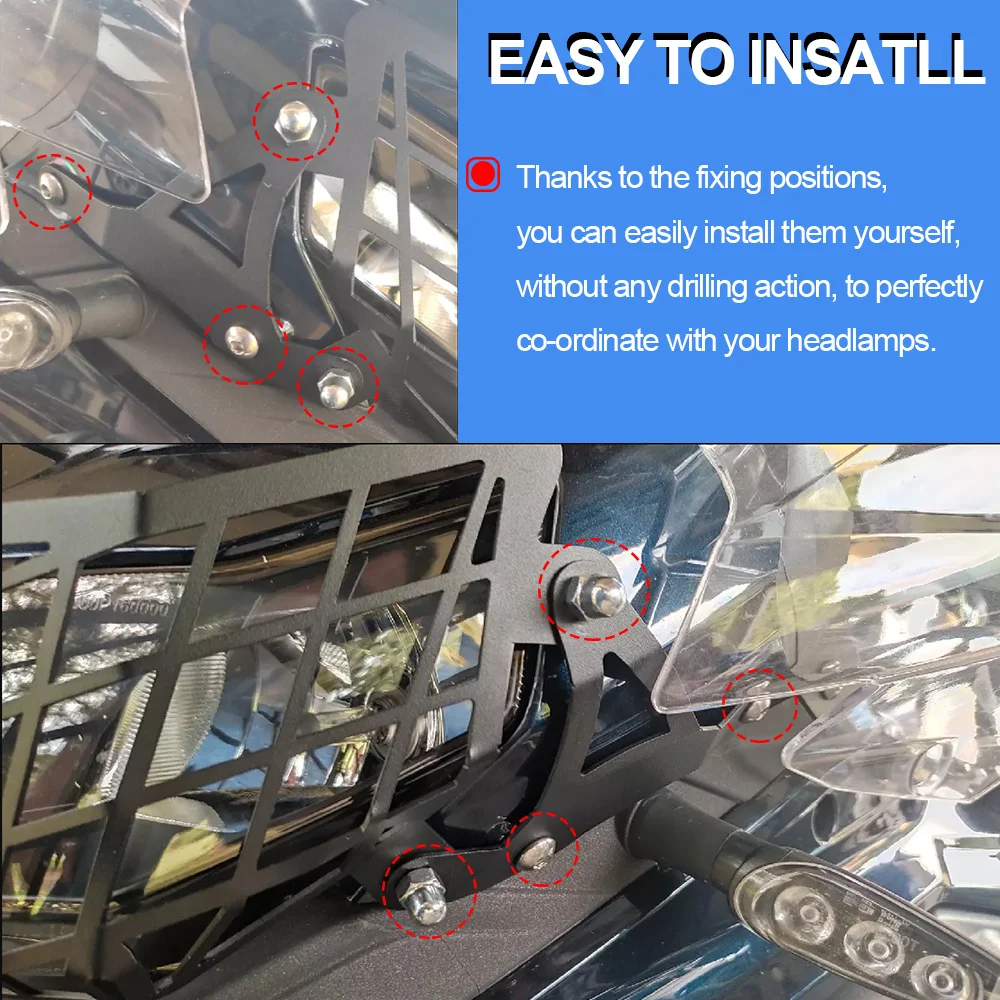 Для Bennlli TRK 502 X TRK502X TRK502 2022 2021 2020 2018 2019 мотоциклетная фара защитная крышка решетка