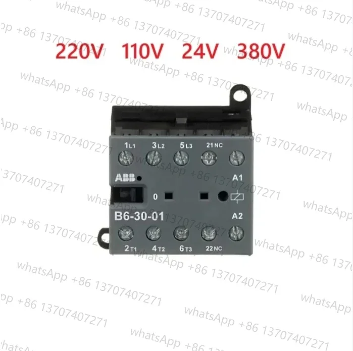 

Оригинальный контактор переменного тока ABB B6-30-01 220 В 110 В 24 В 380 В