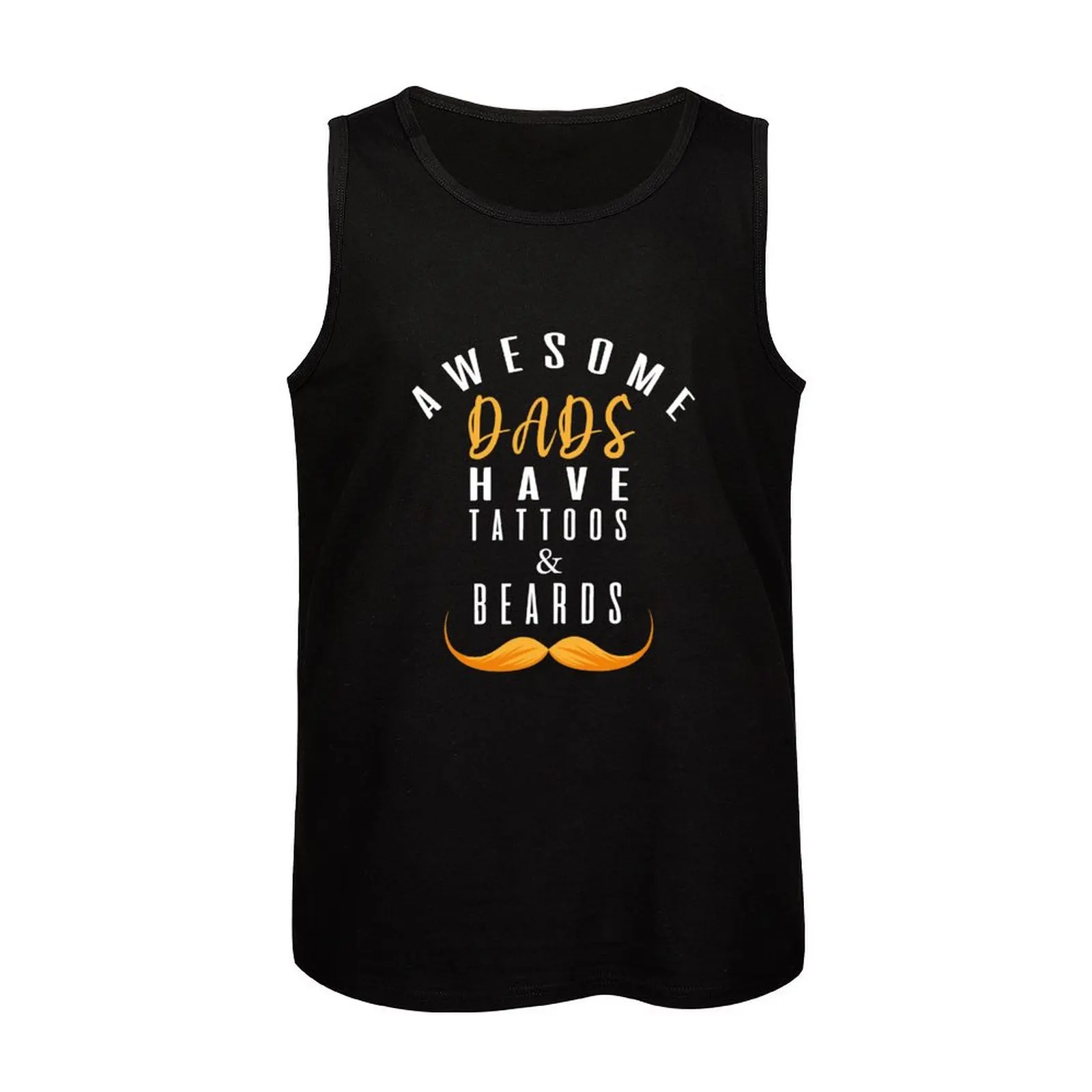 Мужские майки с татуировкой и бороды на День отца