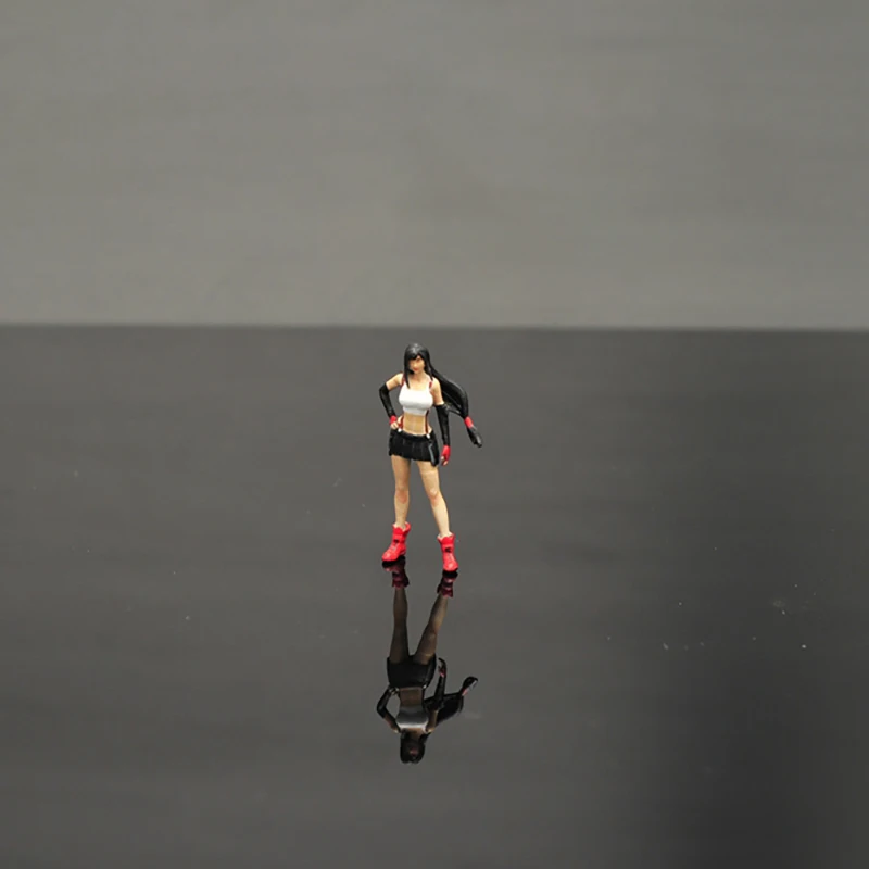 

1/64 масштаб игры Манга Аниме Кукла тифа мини модель автомобиля демонстрация сцены орнамент пластиковая игрушка статическая фигурка для кол...