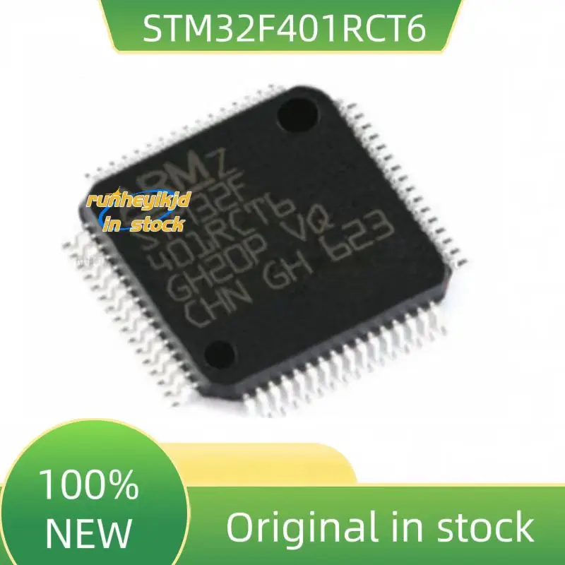 

Микроконтроллер STM32F401RCT6, микроконтроллер (MCU/MPU/SOC), микросхема, 5 шт., 100%