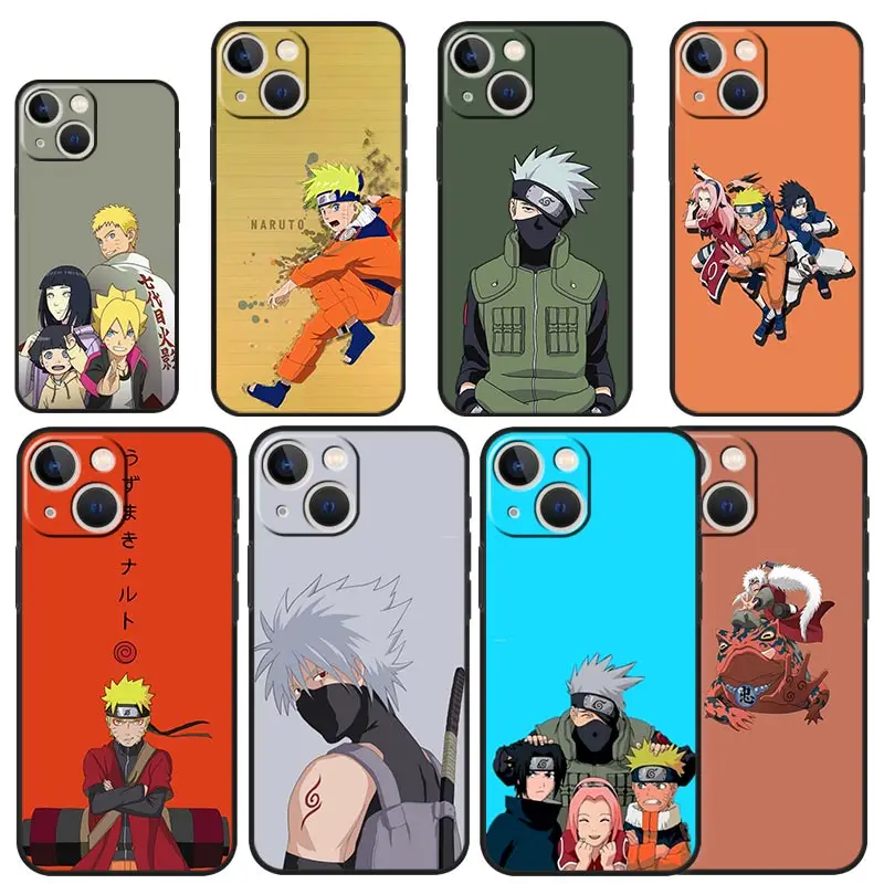 Чехол для телефона Sasuke удзумаки Наруто мультяшный силиконовый чехол iphone 11 13 12 pro