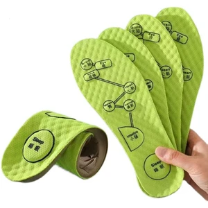 EVA 3D Foot Acupressure Insole Men Women Soft Breathable Sports Cushion Inserts Sweat-absorbing Deod in India