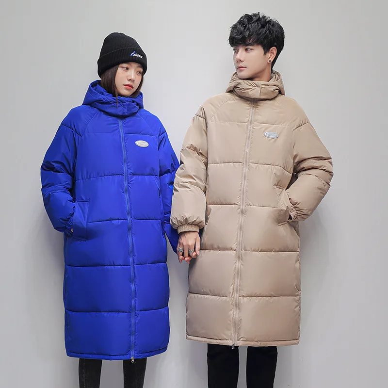 Parkas Women New Overknee Long Cotton-Padded Jacket  Women Loose Thick Couple Cotton-Padded Jacket for Women Winter Coat Women