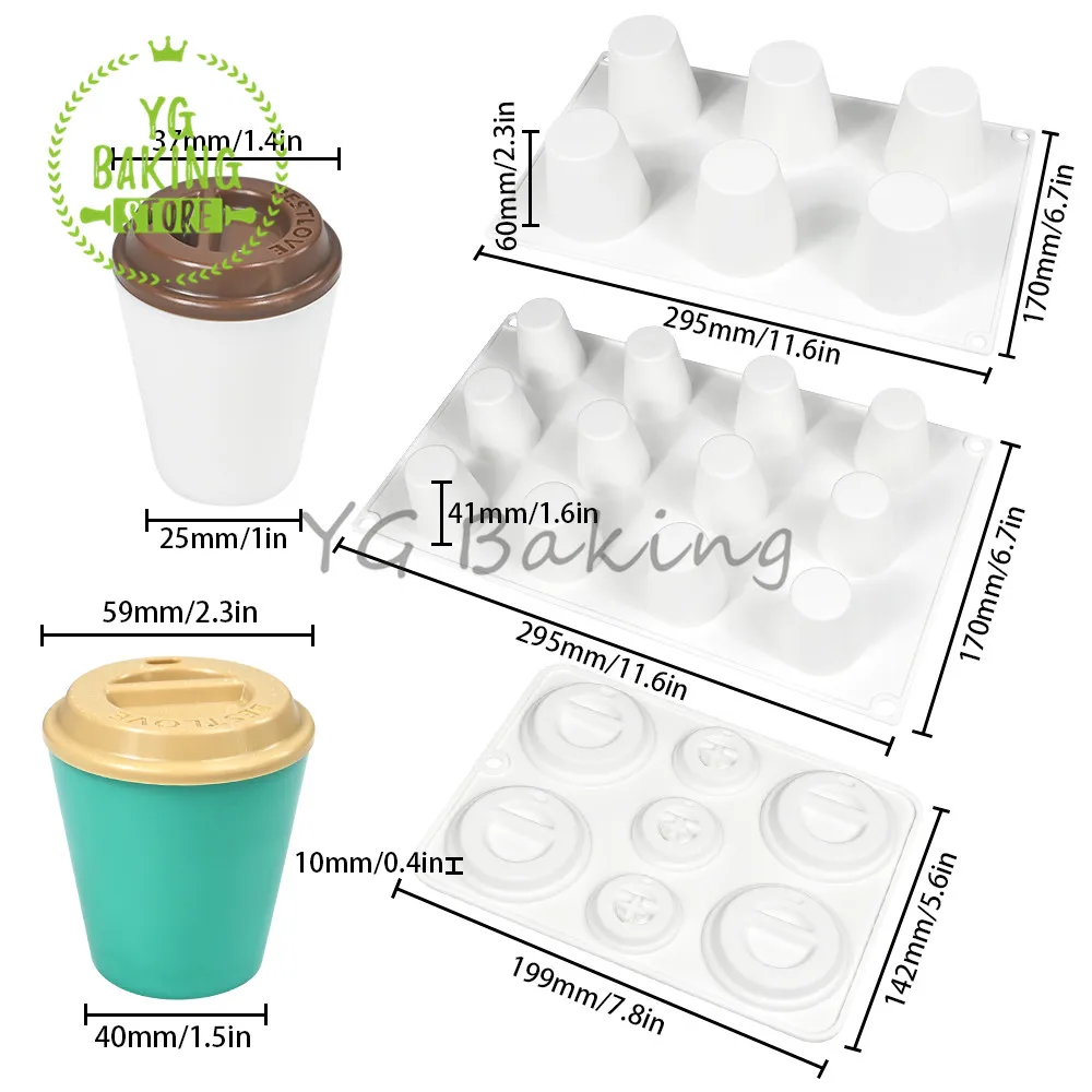 

Dorica силиконовая форма для торта "кофейная чашка"