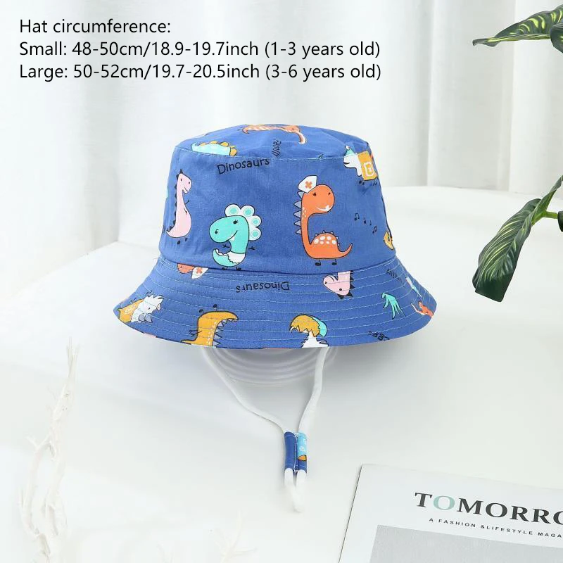 Шляпа от солнца LongKeeper для девочек и мальчиков хлопковая Панама с УФ-защитой