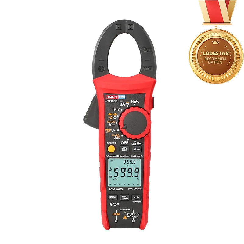 

UNI-T Digital Clamp Meter Professional UT219 Series AC DC Current Clamp Multimeter Auto True RMS Voltammeter Frequency Meter