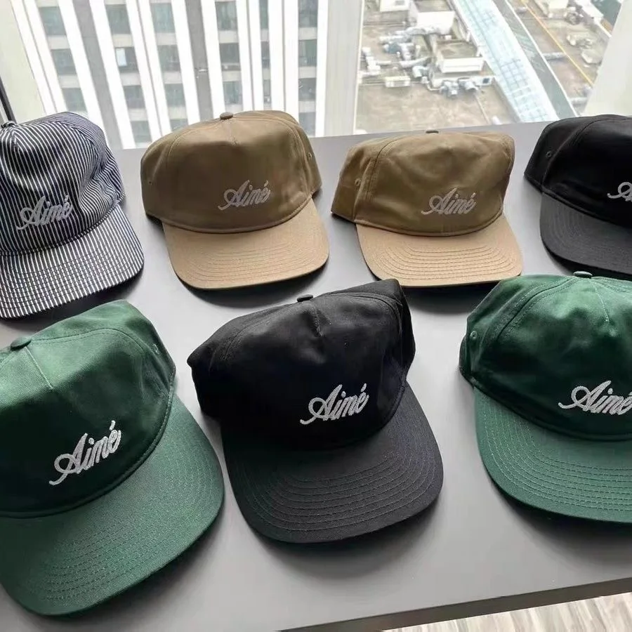 

American simple embroidery retro curved cap outdoor baseball cap fashion