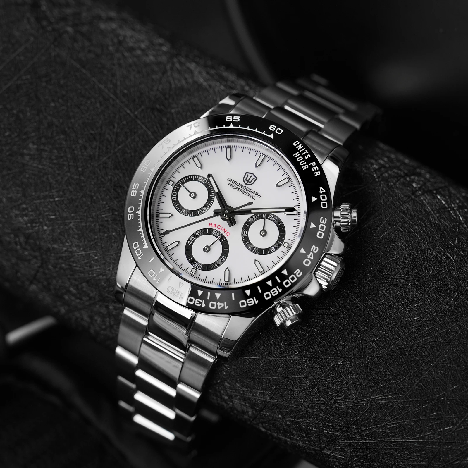 Фото Watchdives WD16500 V2 Кварцевые часы VK63 Sweep Спортивные часы с хронографом Сапфировое покрытие AR BGW9 Светящиеся водонепроницаемые часы №1
