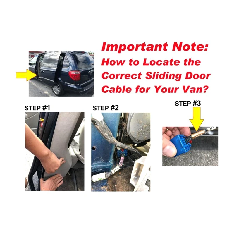 Электропроводка для раздвижной двери пассажирская сторона правая 4868122Ad замены