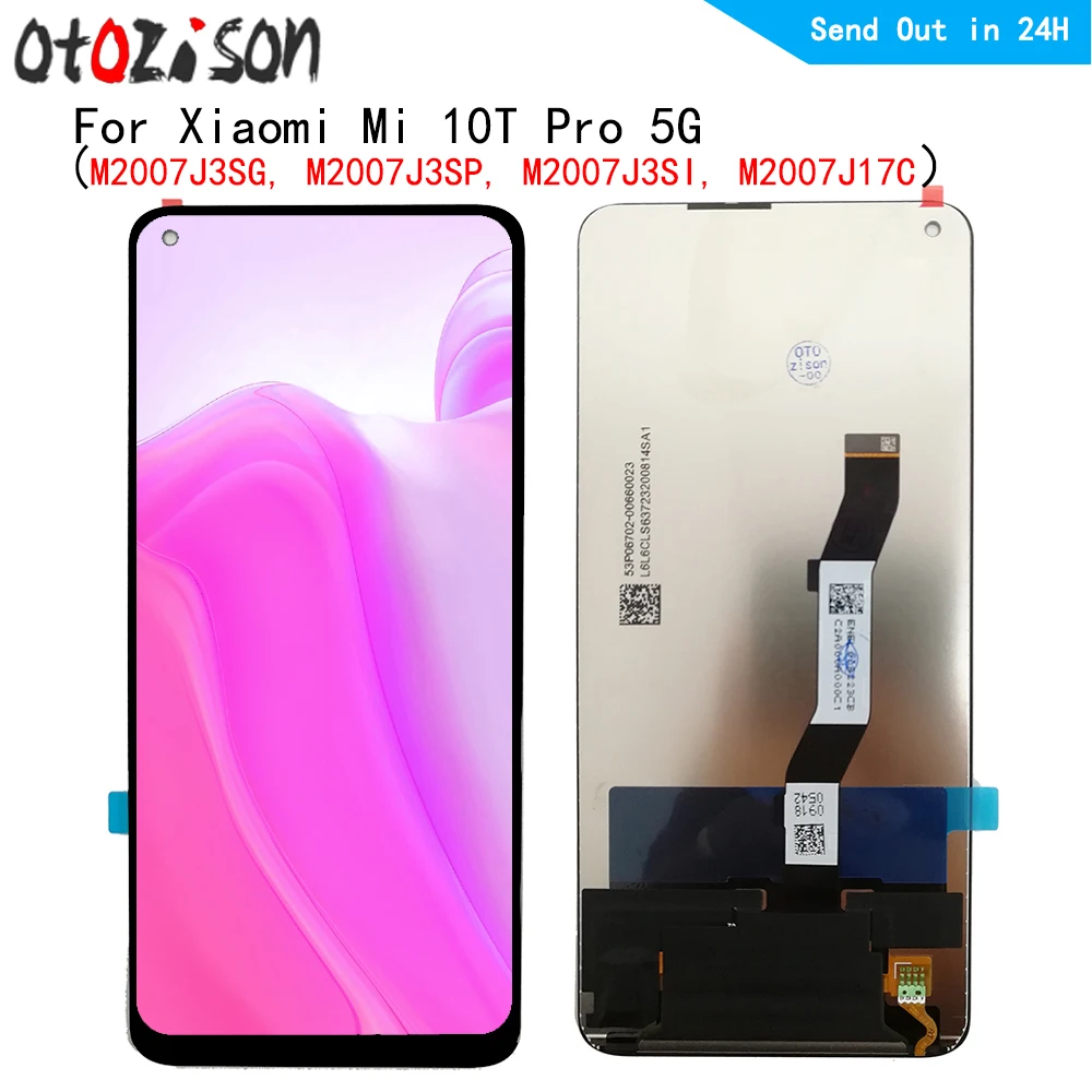 6 67 &quotIPS ЖК-дисплей для Xiaomi Mi 10T Pro 5G M2007J3SG M2007J3SP + дигитайзер сенсорного экрана с
