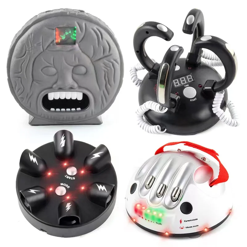 

Interesting Toys Tabletop Decompression Micro-shock Party The Truth or Dare Lie Detector Finger Electroshock Decompression Toy