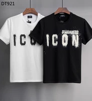2022 new fashion brand dsquared2 men and women couple high end cotton printing short sleeved t shirt dt921