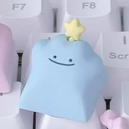 PTCG Pokemon Ditto Jigglypuff Keycap Механическая клавиатура День святого Валентина