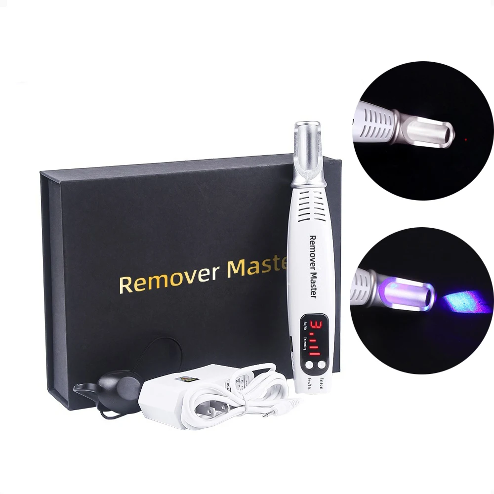 

2022 Picosecond Laser Pen Red Blue Light Therapy Tattoo Scar Mole Freckle Removal Dark Spot Remover Machine Portable Laser Pen