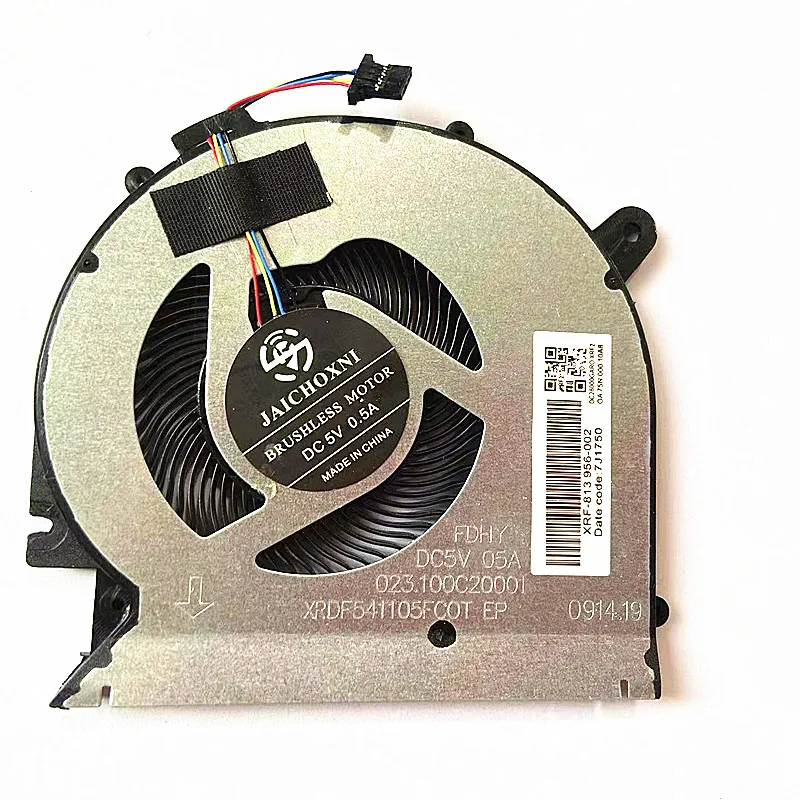 Новый охлаждающий вентилятор для ноутбука с ЦП охлаждения HP ENVY13 13-AH 13-AQ TPN-W136 W144