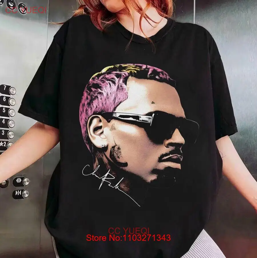 Рубашка с изображением Криса Брауна 11 тур 2024 рубашка