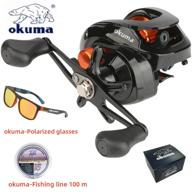 Ультралегкая Рыболовная катушка Okuma с каплями Рыболовный инструмент коэффициент